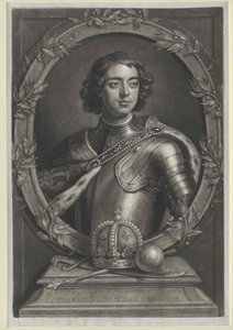 Ruský císař Petr I. Veliký od Artist Unknown