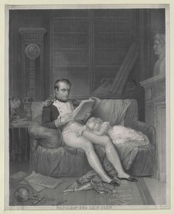 Francouzský císař Napoleon I. Bonaparte od Artist Unknown