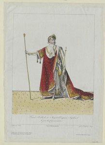 Francouzský císař Napoleon I. Bonaparte od Artist Unknown