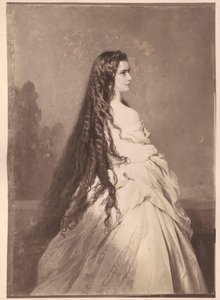 Rakouská císařovna Alžběta od Artist Unknown