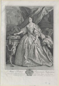 Ruská carevna Anna Ioannovna od Artist Unknown