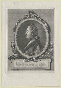 Ruská carevna Kateřina II. od Artist Unknown