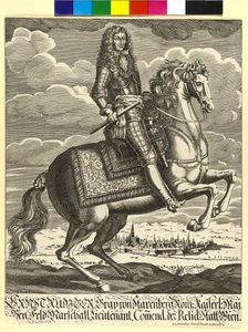 Ernst Roger hrabě Starhemberg od Artist Unknown
