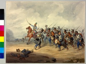 FML Franz Henry hrabě Schlik v bitvě od Artist Unknown