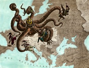 První světová válka: německá chobotnice od Artist Unknown