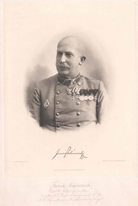 Franz Baron Schoenaich (tisk) od Artist Unknown