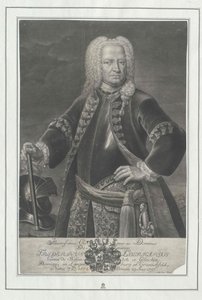 Frederick Eberhard hrabě Hohenlohe-Kirchberg od Artist Unknown
