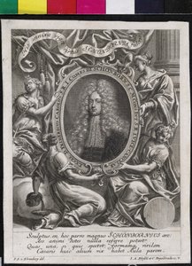 Friedrich Karl hrabě Schoenborn (tisk) od Artist Unknown
