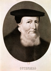 GUTENBERG Johannes: (lept) od Artist Unknown