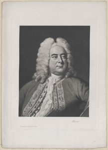 Georg Friedrich Haendel (tisk) od Artist Unknown