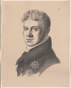 Grigorij Alexandrovič baron von Stroganov (tisk) od Artist Unknown
