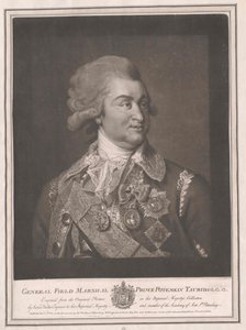 Grigorij Alexandrovič hrabě Potěmkin (tisk) od Artist Unknown