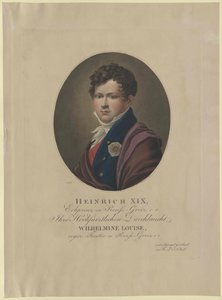 Heinrich hrabě Reuss zu Greiz od Artist Unknown