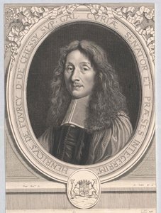 Henri II Fourcy (tisk) od Artist Unknown