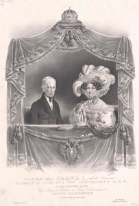 Císař Svaté říše římské František II. od Artist Unknown