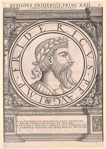 Císař Svaté říše římské Fridrich I. Barbarossa od Artist Unknown