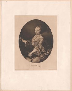 Svatá římská císařovna Marie Terezie od Artist Unknown