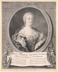 Svatá římská císařovna Marie Terezie od Artist Unknown