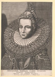 Španělská infantka Isabella Clara Eugenia od Artist Unknown