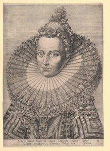 Španělská infantka Isabella Clara Eugenia od Artist Unknown