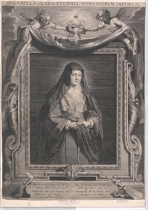Španělská infantka Isabella Clare Eugenia od Artist Unknown