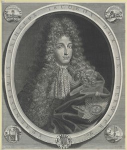 James Duke of Berwick Fitzjames (tisk) od Artist Unknown