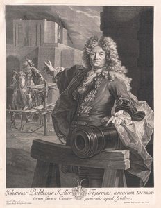 Jean Balthazar Keller od Artist Unknown