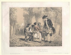 Jean Jacques Rousseau od Artist Unknown