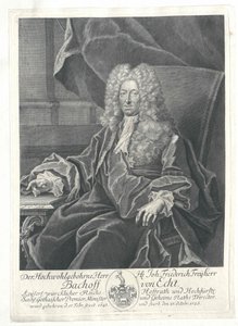 Johann Frederick baron Bachoff z Lifelike od Artist Unknown
