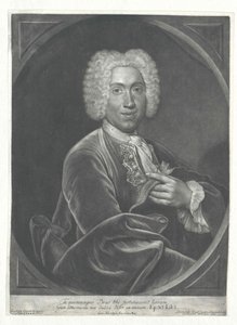 Johann Frederick baron Bachoff z Lifelike od Artist Unknown