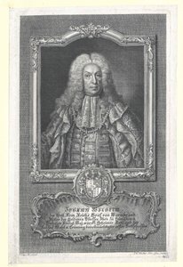 Johann William hrabě z Wurmbrand-Stuppachu (tisk) od Artist Unknown
