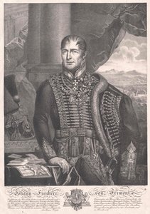 Johann hrabě Frimont von Palota od Artist Unknown