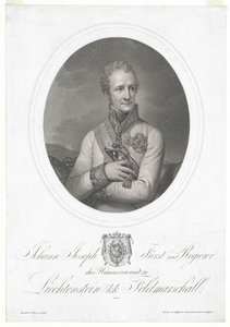 Johann hrabě z Lichtenštejna od Artist Unknown