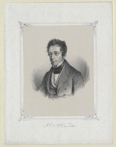 Johannes Carsten Hauch (tisk) od Artist Unknown