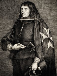 Juan José de Austria (1629-1679). Španělský infant (princ), syn krále Filipa IV. a divadelní herečky Marie Calderony. Rytina. Rytina. od Artist Unknown