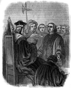 Rozsudek nad Jacquesem Coeurem, francouzským obchodníkem, který byl v roce 1451 zatčen za zpronevěru, odsouzen do vězení a jeho majetek byl zkonfiskován. od Artist Unknown