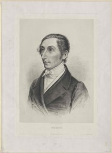 Karl Maria von Weber (tisk) od Artist Unknown
