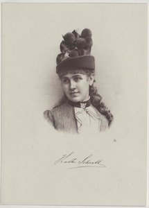 Katharina Schratt (tisk) od Artist Unknown
