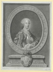 Král sicilský Ferdinand I. od Artist Unknown