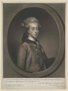 Dánský král Kristián VII. od Artist Unknown