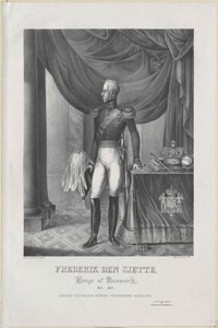 Dánský král Frederick VI. od Artist Unknown