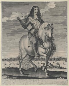 Anglický král Karel II. od Artist Unknown