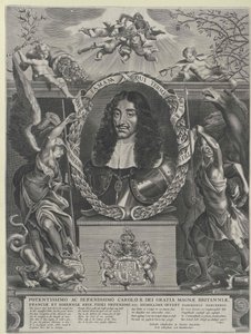 Anglický král Karel II. od Artist Unknown