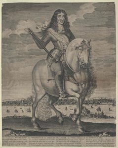 Anglický král Karel II. od Artist Unknown