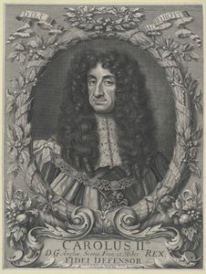 Anglický král Karel II. od Artist Unknown