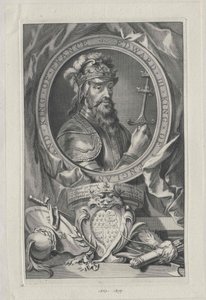 Anglický král Edward III (tisk) od Artist Unknown