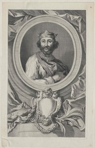 Anglický král Edward I. (tisk) od Artist Unknown