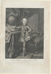 Francouzský král Karel X. od Artist Unknown