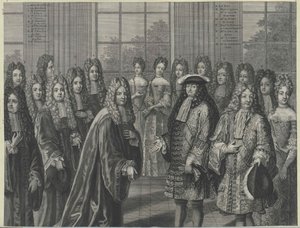 Francouzský král Ludvík XIV. od Artist Unknown