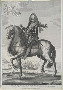 Francouzský král Ludvík XIV. od Artist Unknown